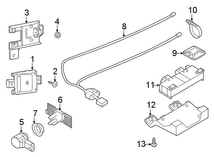 Control Module Bracket 561-962-283 - View 2