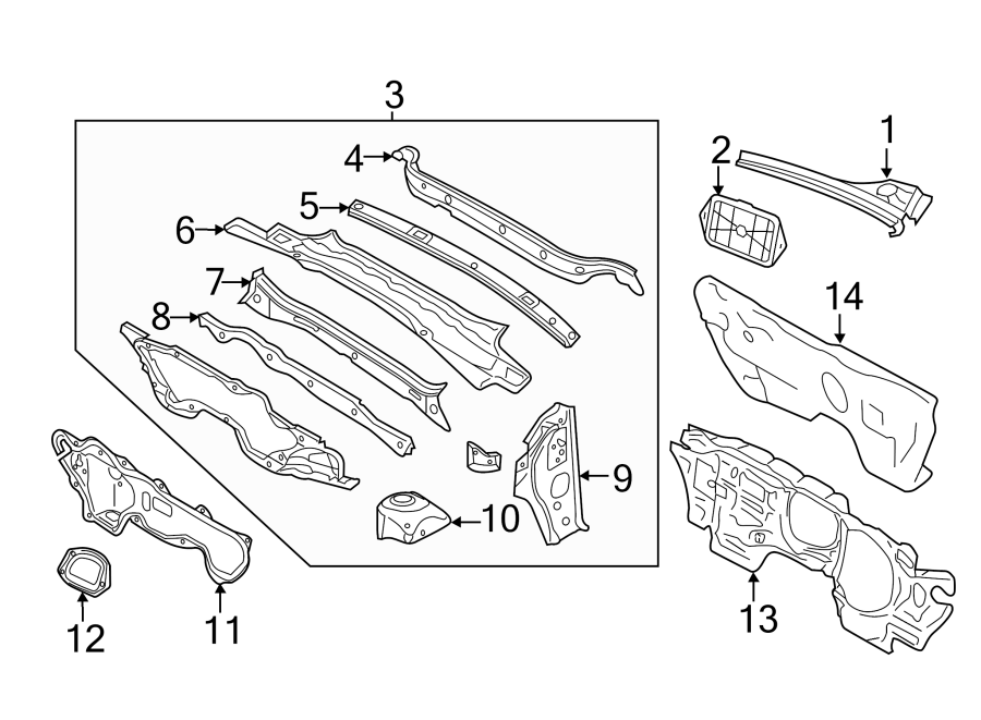 Sound Absorber 5C7-863-353-D - View 3