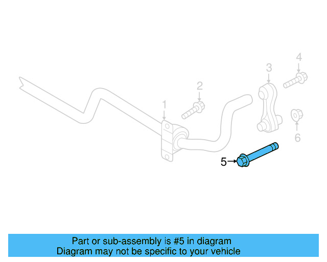 Stabilizer Bar Bolt N-106-802-03 - View 9