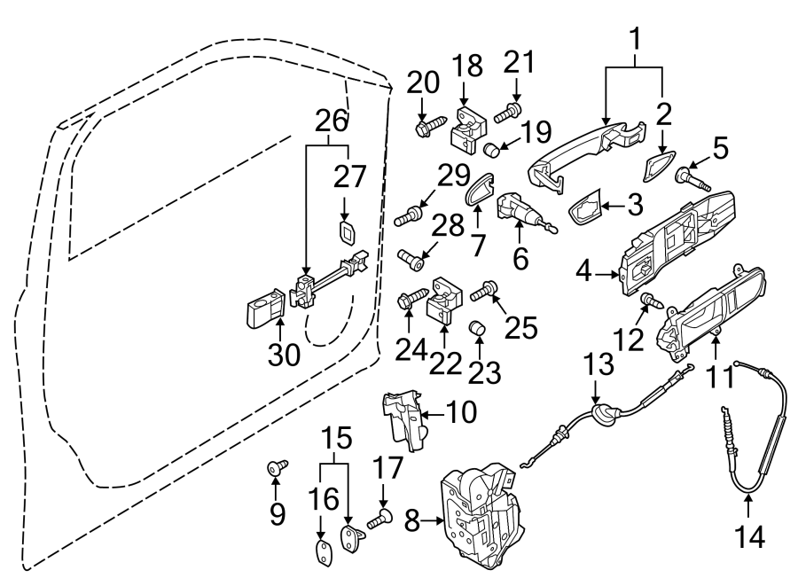 Door Check Cover 561-837-267 - View 4