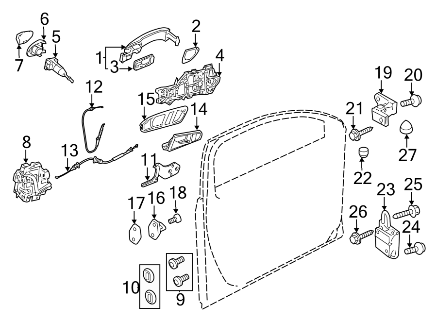 Handle, Inside 3C8-837-113-G-VAL - View 4