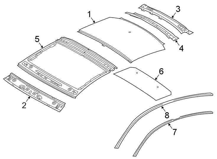Rear Header 3G8-817-465 - View 2