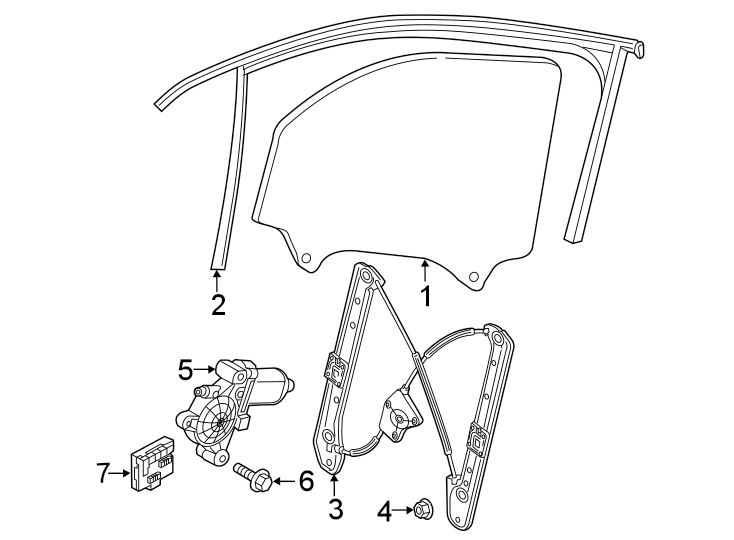 Window Regulator 3CM-837-462 - View 3