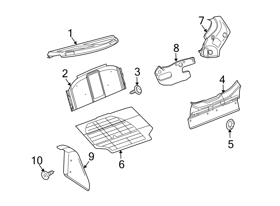 Wheelhouse Trim 1Y0-867-427-D-1BS - View 2