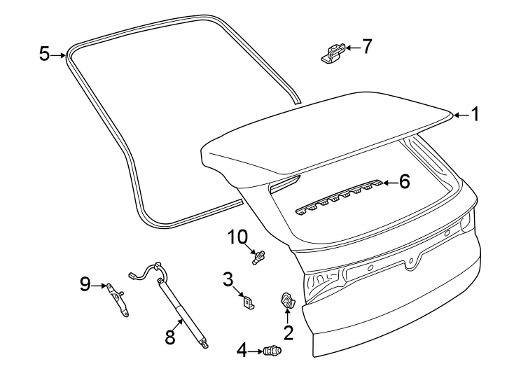 Support Cylinder Bracket 11A-827-427-A - View 2