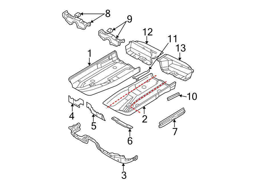 Floor Extension 3B0-802-085-D