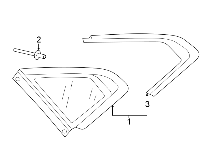 Quarter Glass 3G8-845-297-P-NVB - View 4