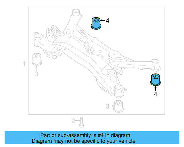 Motor Mount Mount Bolt N-105-524-04 - View 130