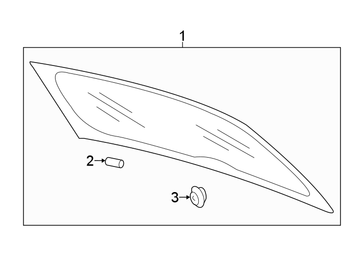 Lift Gate Glass 2GJ-845-051-E-NVB - View 2