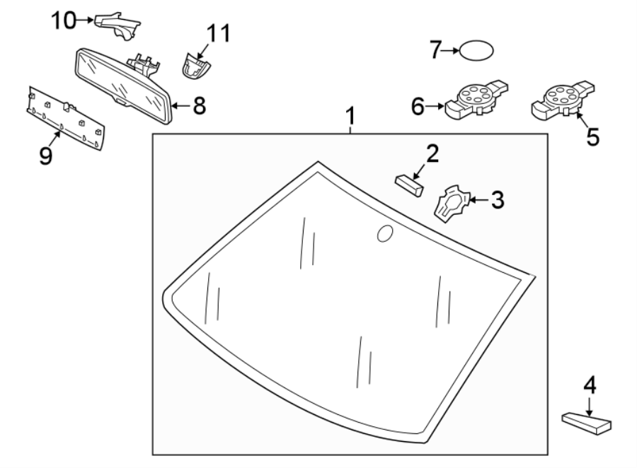 Mirror Inside 7N0-857-511-K-PZI - View 5