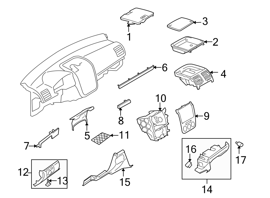 Lower Cover 1K0-857-367-C-31X - View 5