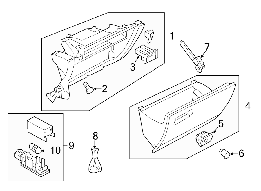 Glove Box Door 5G1-857-114-H-82V