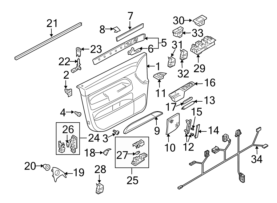 Door Trim Panel 7L6-867-012-ET-CCQ