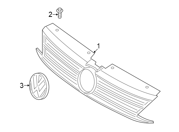 Emblem 5C6-853-601-F-AFL