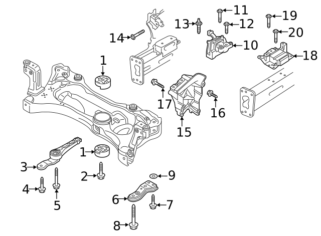 Motor Mount Stud N-910-296-02 - View 80