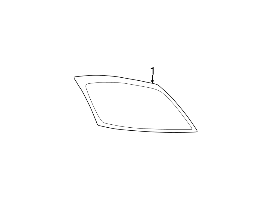 Lift Gate Glass 1C0-845-051-AF - View 4