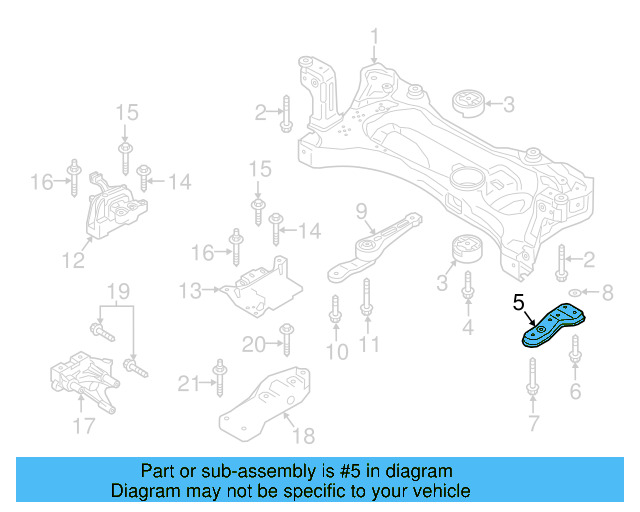 Side Support 5Q0-199-518-E