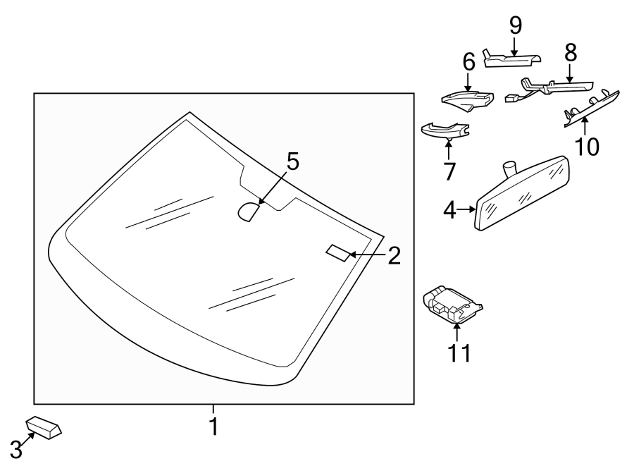 Rain Sensor 1K0-955-559-AH - View 18