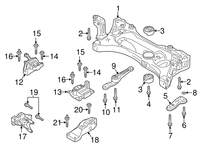 Trans Mount Bracket Stud N-911-270-01 - View 6