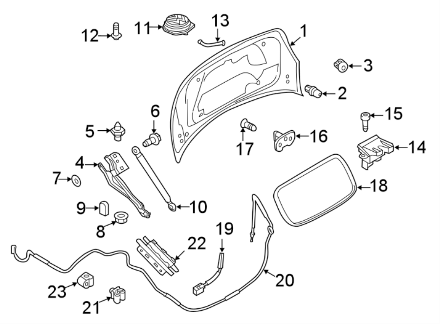 Deck Lid Hinge 5C3-827-301-E - View 5