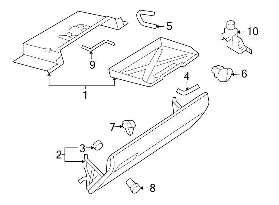 Glove Box Door 7L6-857-101-R-20X - View 2