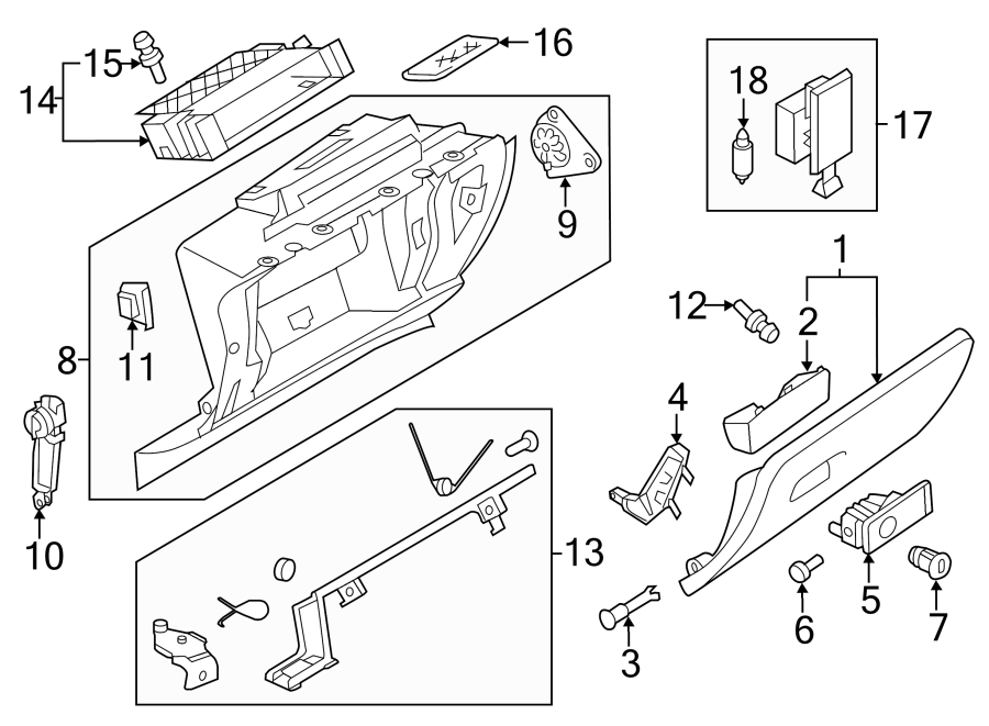 Glove Box Lamp 1J0-947-301 - View 4