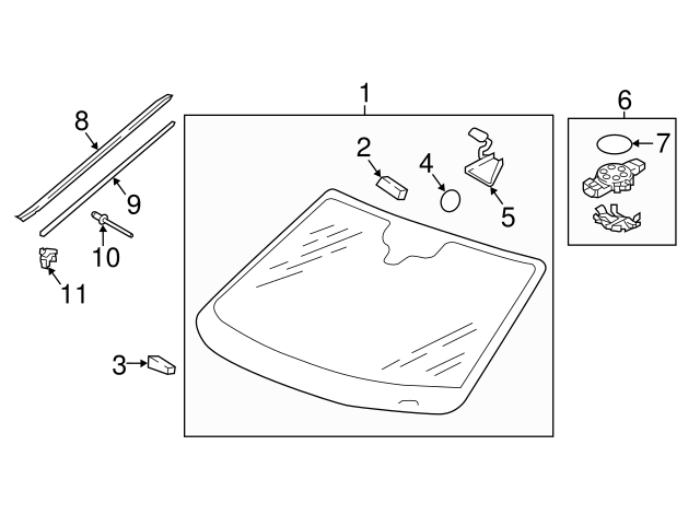 Roof Panel Seal Strip 533-867-910-A