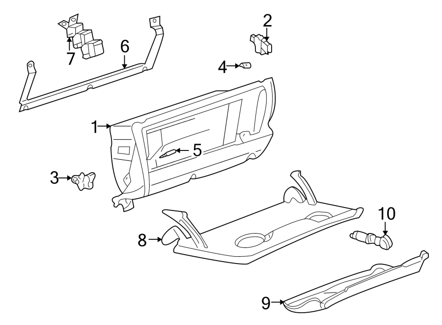 Glove Box 1J1-857-101-C-2QL - View 5