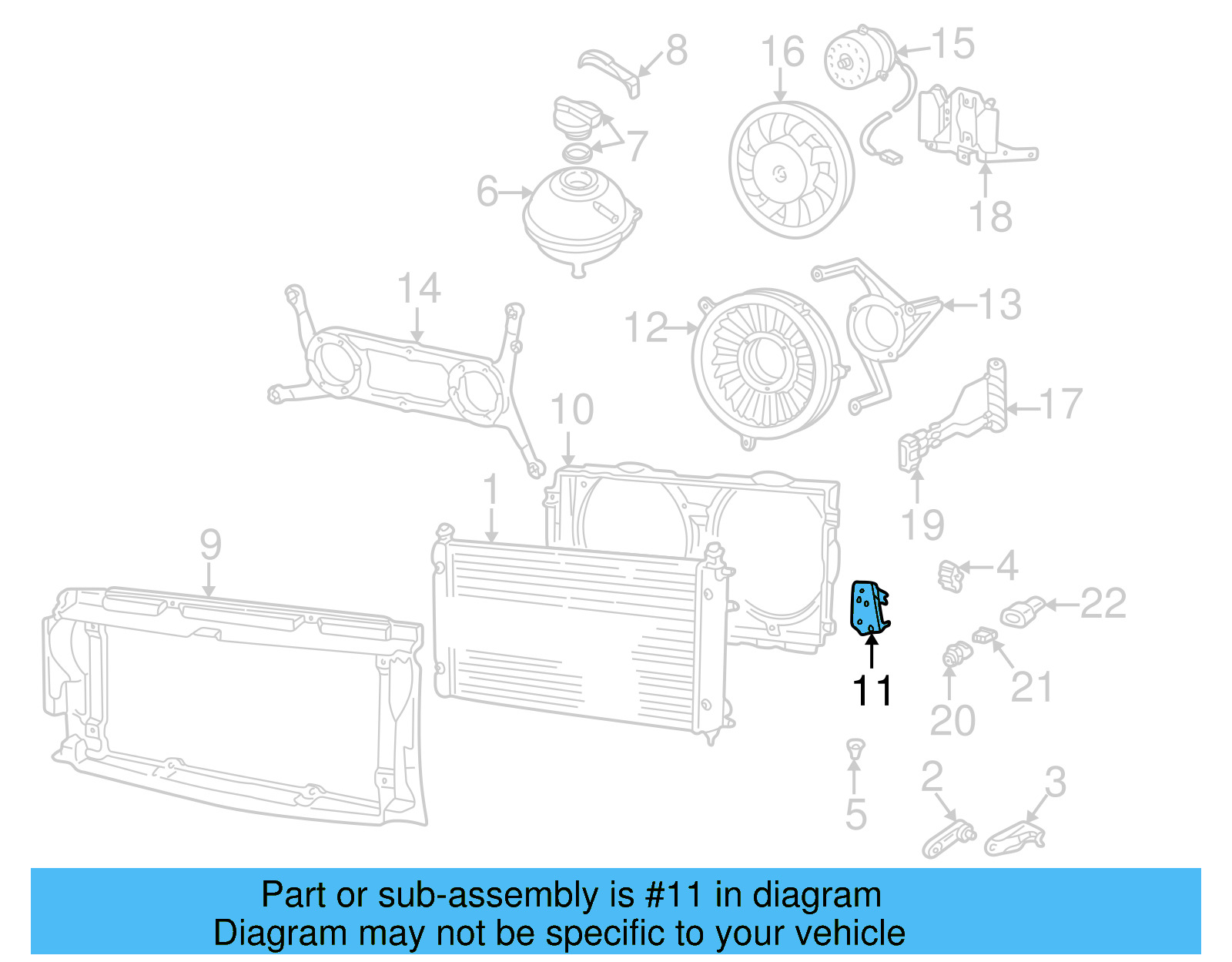 Fan Shroud Adjuster 701-121-183-A - View 3
