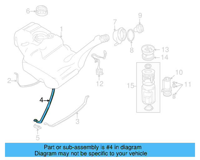 Fuel Tank Strap 701-201-635-B - View 2