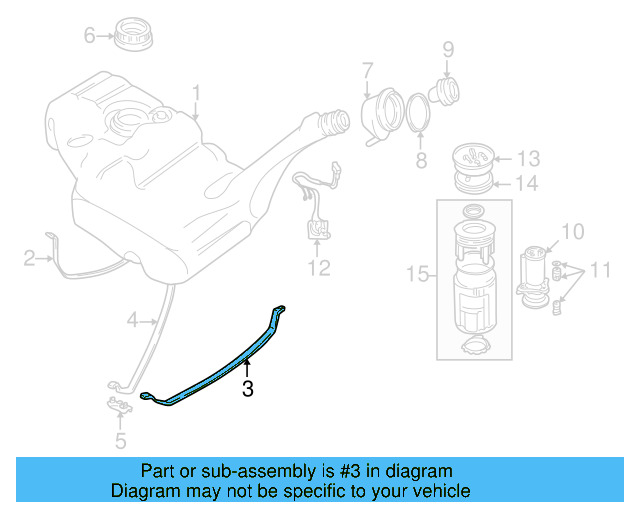Fuel Tank Strap 701-201-653 - View 2