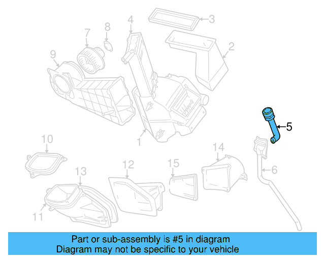 Drain Hose 701-819-124 - View 2