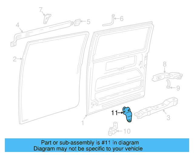 Upper Guide 701-843-336-A - View 3
