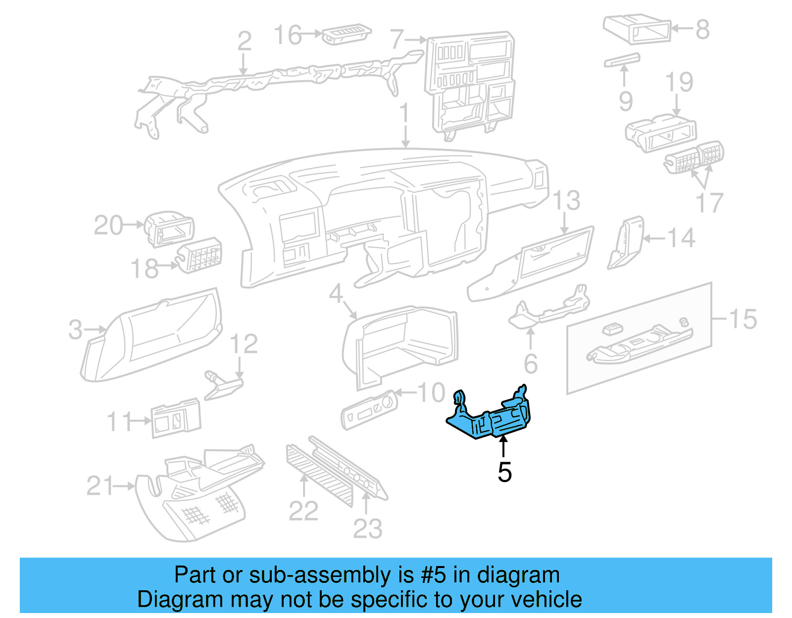 Center Bracket 701-857-243-A-J51 - View 2