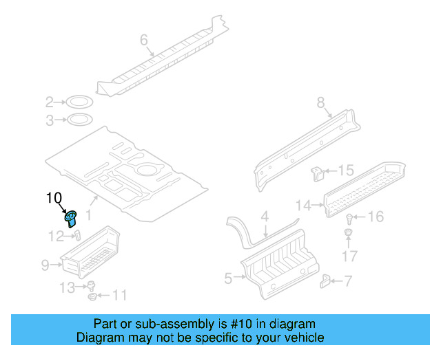 Step Cover Grommet 701-863-787 - View 4