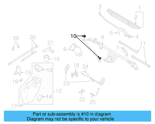 Wiper Frame Bushing 701-955-756 - View 13
