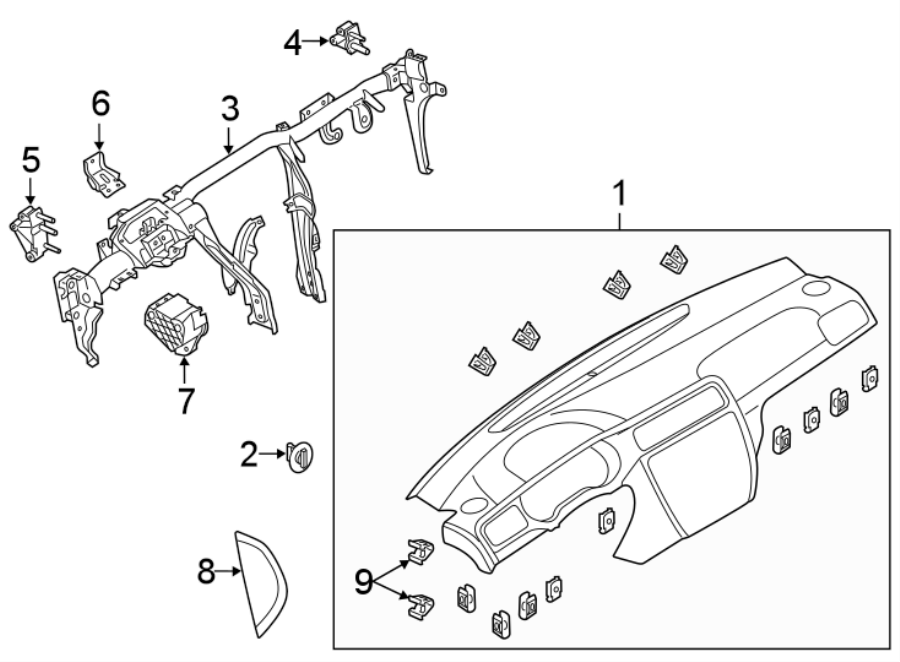 Instrument Panel 5C7-857-002-D-6T6