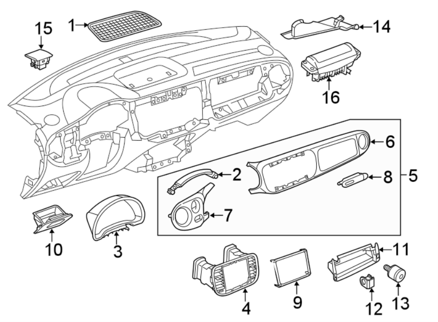 Trim Assembly 5C1-898-009-3FM - View 4