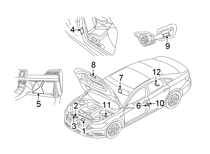 Tire Press Label 3G8-010-000-DJ - View 2