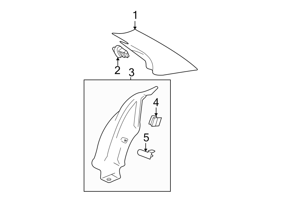 Lower Quarter Trim 1J5-867-765-D-Q70 - View 4