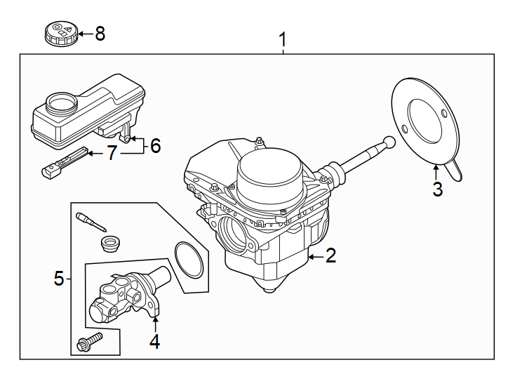 Booster 1EB-614-106-AJ