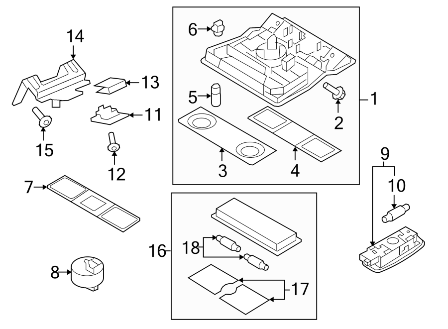 Rear O'head Lamp 6Q0-947-291-B-95T - View 3