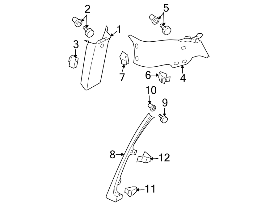 Lower Quarter Trim 3C9-867-765-B-95T - View 2