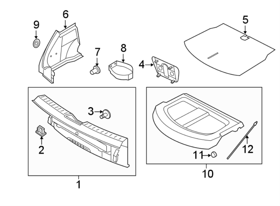 Rear Panel Trim Clip 357-867-646-9B9