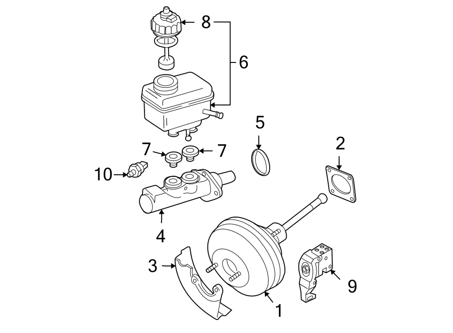 Thrust Sensor 1J0-907-597-A - View 2