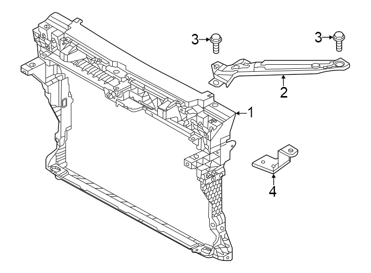 Radiator Support 3CM805588D