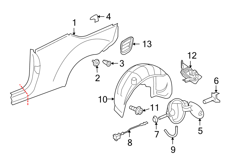 Trim Cover 1Q0-854-856-9B9 - View 2