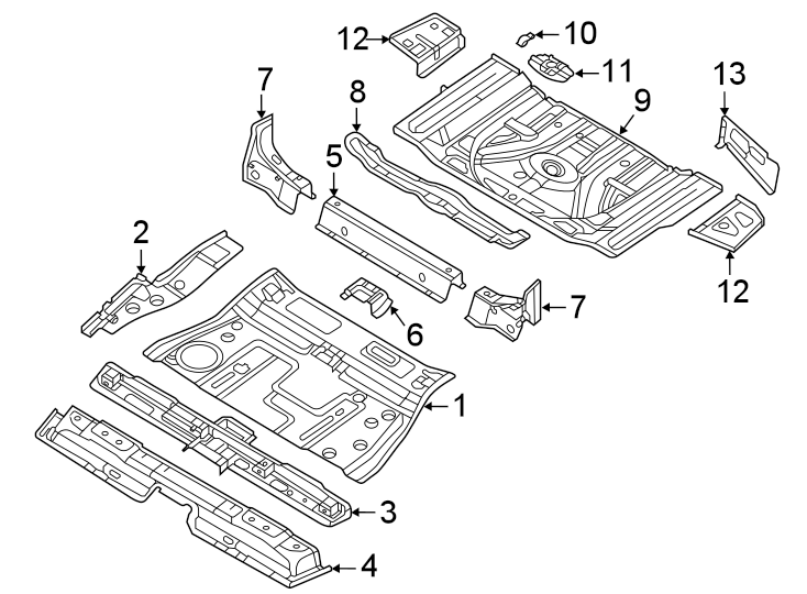 Rear Support 3CM-804-749-A - View 2