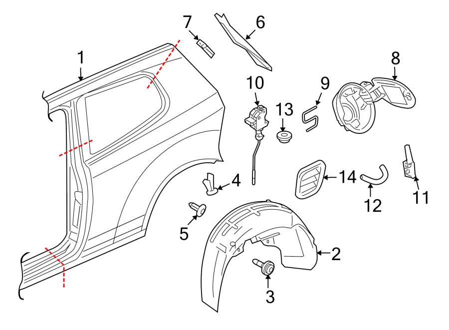 Wheelhouse Liner 1K0-810-971-C - View 5