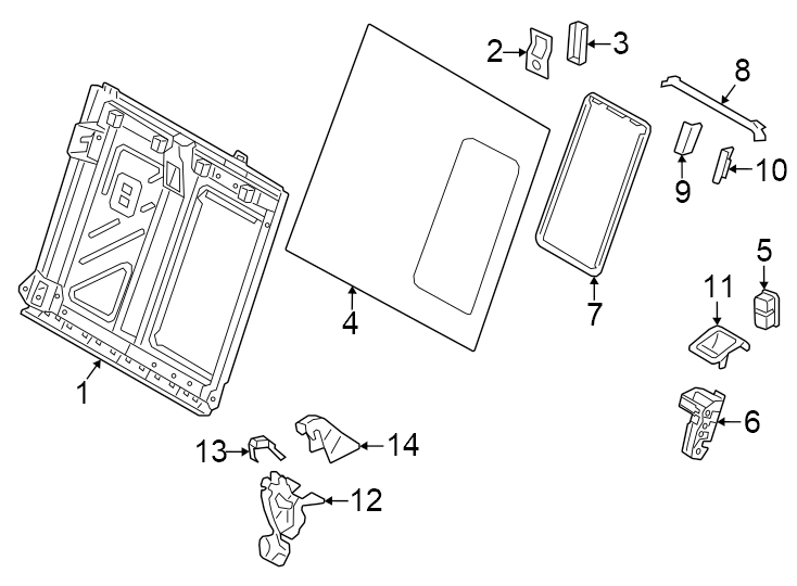 Lock Cover 5G0-885-894-B-82V - View 4